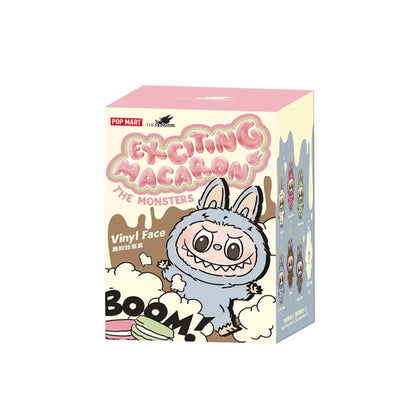 Poftik Labubu doll Exciting Macaron Series-Vinyl Plush Pendant Blind Box, Labubu doll Exciting Macaron Blind Box Figures, Random Design labubu doll Action Figures Collectible Toys Home Decorations (Single Pcs)