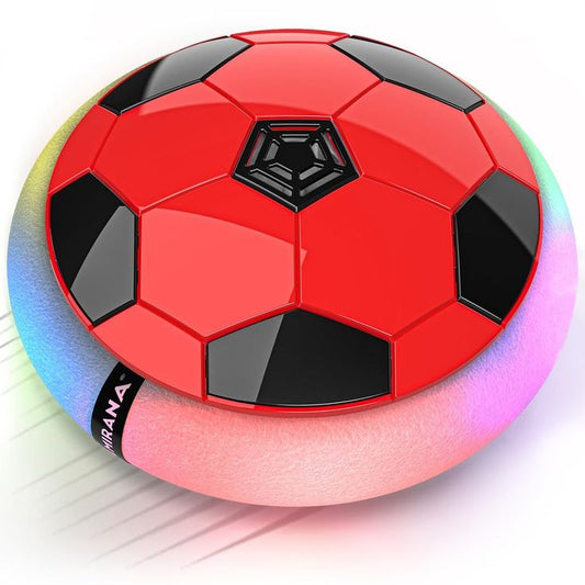 LED Hover Soccer Ball for Kids | Rechargeable Air Football with Foam Bumper & Type-C USB | Indoor Sports Toy with Lights | Safe & Fun for Ages 2–12 | Perfect Gift Idea