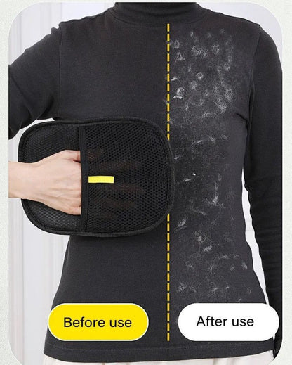 FurFix Pet Electrostatic Hair Removal Gloves Two-way Brush Sticky Hair Removal Glove for Cats and Dogs Pet Gloves Cat Hair Cleaning