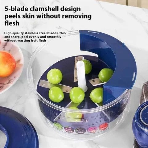 Electric Food Chopper & Vegetable Slicer with Transparent Bowl – Multifunction Kitchen Processor