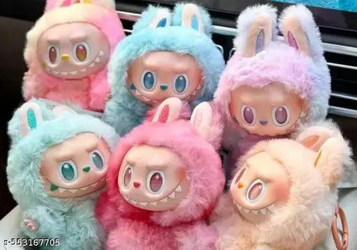 Cute Monster Collectible Get Any Random Colour Of This Famous Cartoon Character Labubu Doll Key Chain